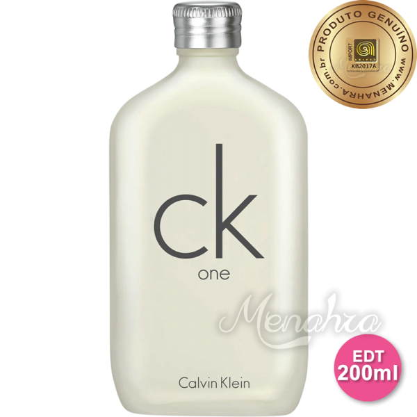 Comprar Perfume Calvin Klein CK One EDT 200ml Unissex ORIGINAL -  DESPACHAMOS EM ATÉ 4 HORAS!