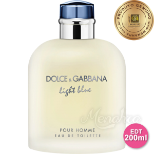 Light Blue Pour Homme Dolce & Gabbana Eau de Toilette - Perfume Masculino 200ml