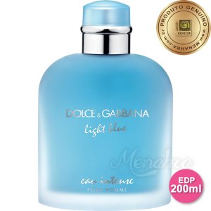 Light Blue Pour Homme Eau Intense Dolce & Gabbana Eau de Parfum - Perfume Masculino 200ml