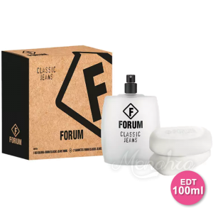 Forum Classic Jeans + Sabonete - Perfume Unissex 100ml